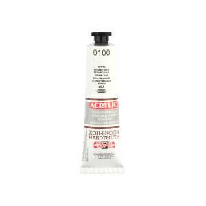 Koh-I-Noor Hardtmuth Acrylfarbe Tube, Weiß, 40ml - Acryl-Farben