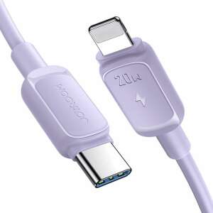 Joyroom S-CL020A14 USB-C to Lightning cable, purple, 20W fast charging, 1.2m - Data Cable