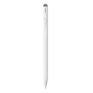 Stylus Baseus Glattes Schreiben Serie mit LED-Anzeigen, aktiv/passiv Version, weiß (P80015802213-00) 83698841 Touchscreen Stifte