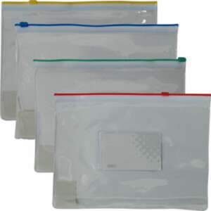 Praktikus Cipzáras Irattartó Tasak - Átlátszó - DL