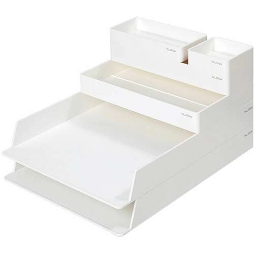 Fehér DELI NU SIGN 4 részes íróasztal rendező 3 fiókkal