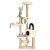 Springos cat tree with scratching posts and multiple levels for cats to play