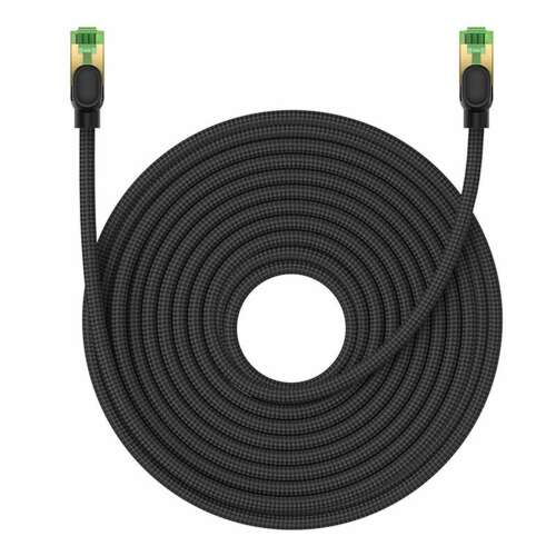 Fonott hálózati kábel Cat.8 Baseus Ethernet RJ45, 40Gbps, 20m, fekete (B0013320C111-09)