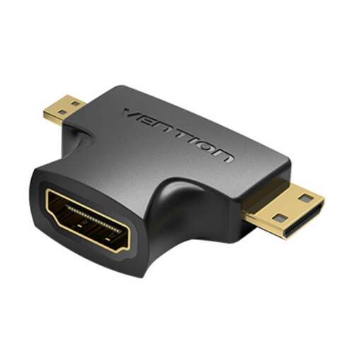 Adaptor Vention AGFB0 HDMI la Micro/Mini HDMI, negru