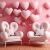 Springos Heart Balloon Set 50 pcs. 83706569