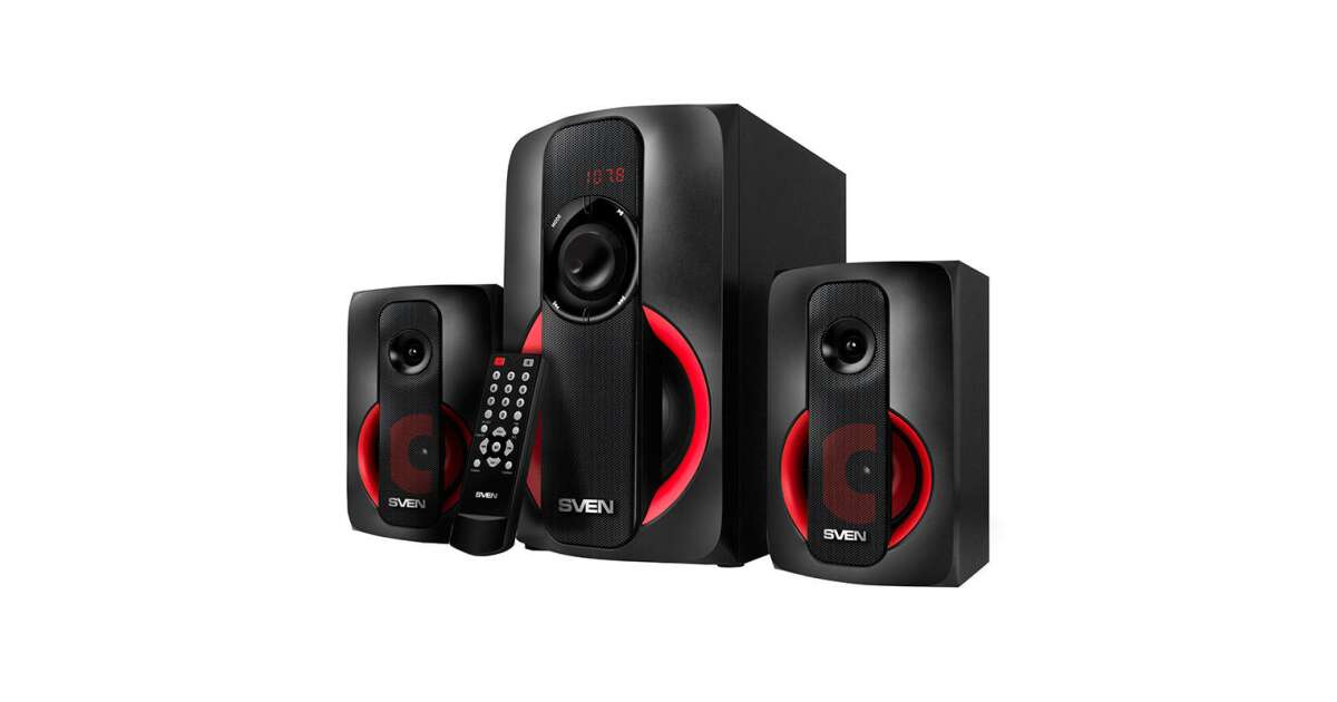 Lautsprecher SVEN MS-304, 40W Bluetooth (schwarz)