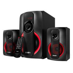 SVEN MS-304 2.1 multimedia speaker system with Bluetooth, black - PC speaker