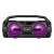 SVEN PS-415 portable Bluetooth speaker with FM radio, black, front view