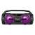 SVEN PS-415 portable Bluetooth speaker with FM radio, black, front view