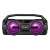 SVEN PS-415 portable Bluetooth speaker with FM radio, black, front view