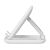 Baseus Seashell white folding tablet stand, side view
