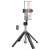 Hoco - Selfie Stick Wave (K18) - Stable, BT 4.0, with wireless Bluetooth remote and 4 legs, 97 cm - Black (KF2314435) 83715718