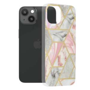 Techsuit - Marble Series - iPhone 14 - Pink Hex (KF2311301) 83716044 