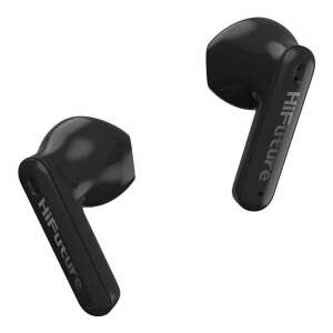 HiFuture Sonic Colorbuds 2 black wireless earbuds, angled view - HiFuture