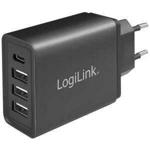Ładowarka ścienna USB Logilink 27W z USB-C i 3 portami USB-A - Karta sieciowa