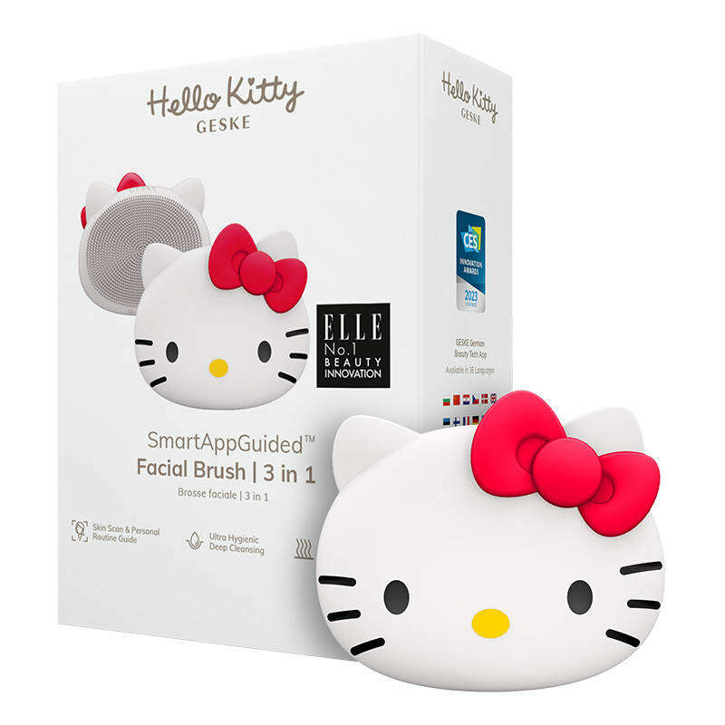 Geske 3 az 1-ben Okos arctisztító kefe, Hello Kitty gyöngyház (HK...