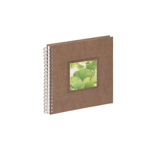 Pagna Nature Ginkgo 24x25cm szövet spirálos barna fotóalbum 83734028 
