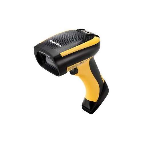Datalogic PowerScan PD9130 vonalkódolvasó, sárga és fekete, kézi
