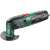 Bosch PMF 220 CE Multi-Tool, 220W, green and black, angled view