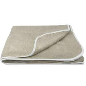Homelevel beige beach towel, 200 x 200 cm, made of bio cotton - Towel