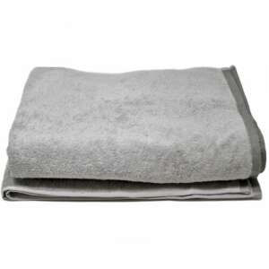 Homelevel Unisex Sauna Towel, Gray, 100% Cotton, 100 x 180 cm - Bath Towel, Washcloth, Hooded Towel