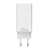 Vention 65W 3-portos USB-C és USB-A fali töltő, fehér - elöl