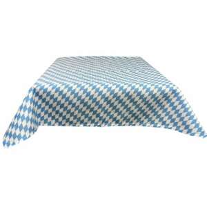 Jemidi blue and white checkered tablecloth, 90 x 90 cm, polyester / cotton - Tablecloth