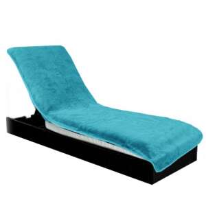 Jemidi turquoise lounger towel, 75 x 200 cm, made of organic cotton, perfect for sunbathing - Bath Towel, Washcloth, Hooded Towel