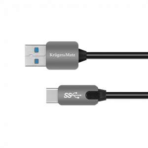 Kruger & Matz USB-C auf USB-A Kabel, 5 Gbps Datenübertragung, 0,5 m Länge - Krüger&Matz
