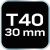 2 db TORX T40 Bit - 30 mm - S2 Acél 83744955