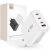 Încărcător Tech-Protect NC100W-GAN cu 4 porturi cu porturi USB-A și USB-C