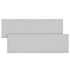 Kwmobile 2 pack self-adhesive wall protection set for car doors, gray, EVA, 40 x 12 x 1.5 cm - Kwmobile