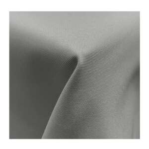 Jemidi okrągły szary obrus z poliestru o średnicy 160 cm, odporny na plamy, nadający się do prania - Obrus