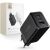Tech-Protect C65W Czarna ładowarka sieciowa multiportowa z portami USB-C i USB-A