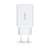 Tech-Protect C65W 3-port wall charger, white, front view