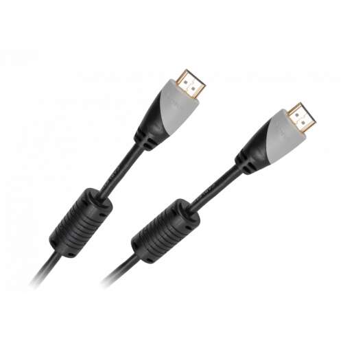 HDMI-HDMI kábel, 1,8 méter hosszú, 4K felbontású, fekete színű, Cabletech szabvány - Cabletech