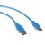 Kabel USB 3.0 A-A Maclean, 3m, niebieski