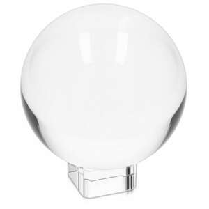 Navaris sports glass globe for photos/decoration, 130 mm, 45357.27
