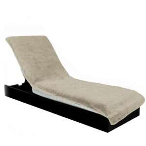 Jemidi uterák na ležadlo béžovej farby, 75 x 200 cm, vyrobený zo 100% bavlny, ideálny pre ležadlá a lehátka - Osušky, uteráky, zavinovacie plienky