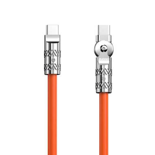 USB-C-USB-C forgatható kábel Dudao L24CC 120W 1m, narancs (L24CC)
