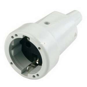 GAO grounded swinging socket outlet plastic 1 socket 250V 16A IP20 grey