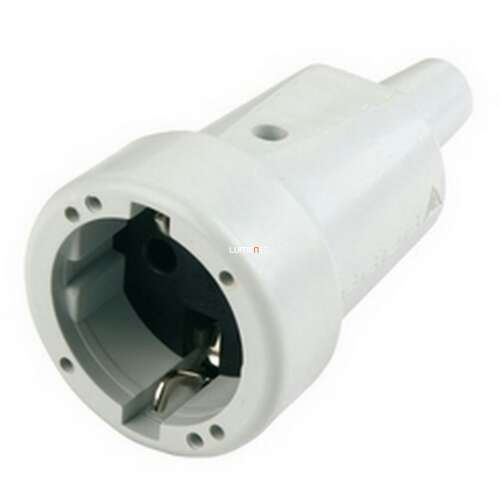 GAO 16A 250V grey grounded swinging plug connector