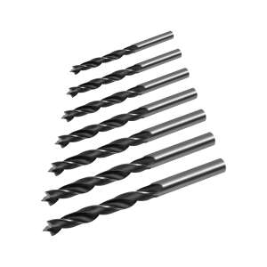 Satz mit 7 Holzbohrern, Größen 3, 4, 5, 6, 7, 8, 10 mm - Rebel