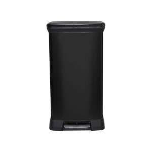 Cos de gunoi cu pedala Curver Deco Bin 50L Negru - Cosuri de gunoi