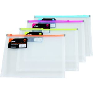 Deli A4 Cipzáras Irattáska - 180 micron