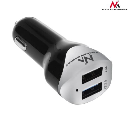 Maclean Energy 4.8A Dupla USB Autós Töltő Gyors Töltéshez - Autós töltő