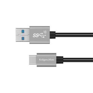 Kruger & Matz Basic USB-C auf USB-A Kabel, 10 Gbps, 0,5 m - Krüger&Matz