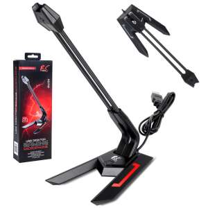 NanoRS RS710 USB-Desktop-Gaming-Mikrofon mit LED-Beleuchtung, schwarz - Mikrofone