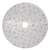 White faux fur Christmas tree skirt with silver snowflake pattern, 78cm diameter, Ruhhy brand