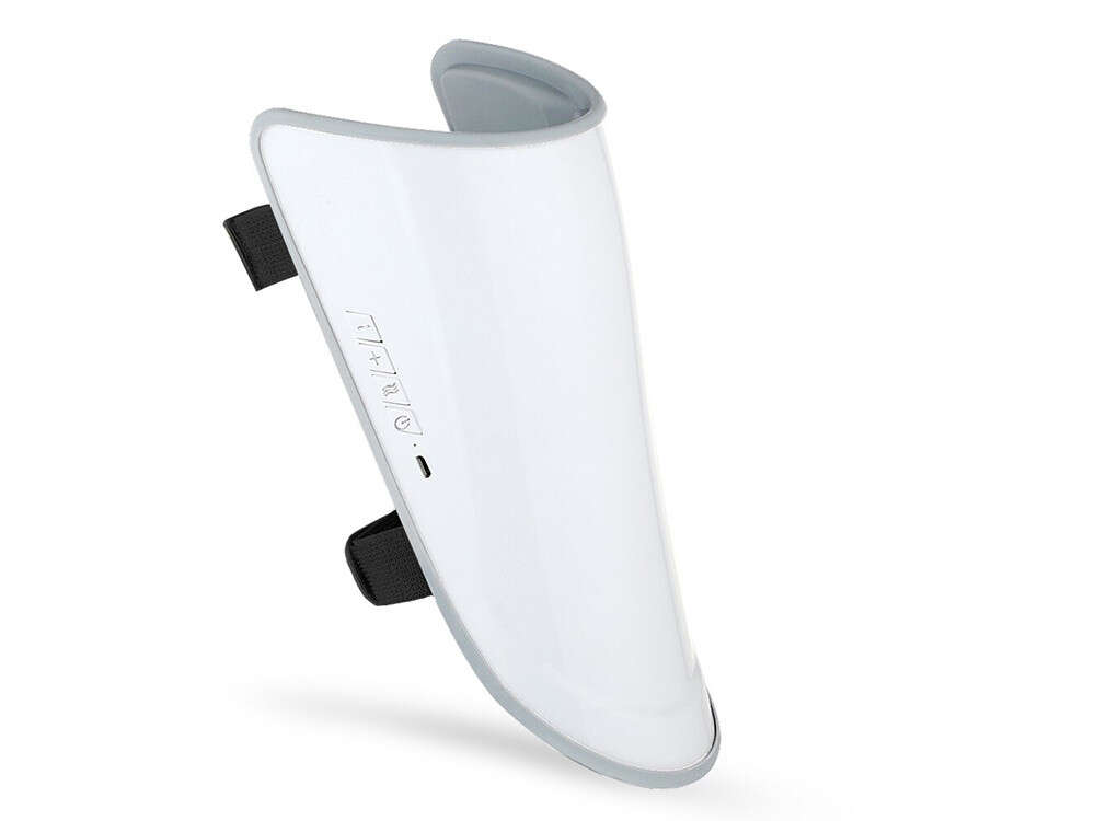 Bezprzewodowy elektryczny stymulator mięśni w kolorze biało-szarym